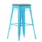 Flash Furniture 30" Teal Metal Bar Stool-Teal Poly Seat, 4PK 4-ET-31320-30-TL-R-PL2C-GG - alternate 8